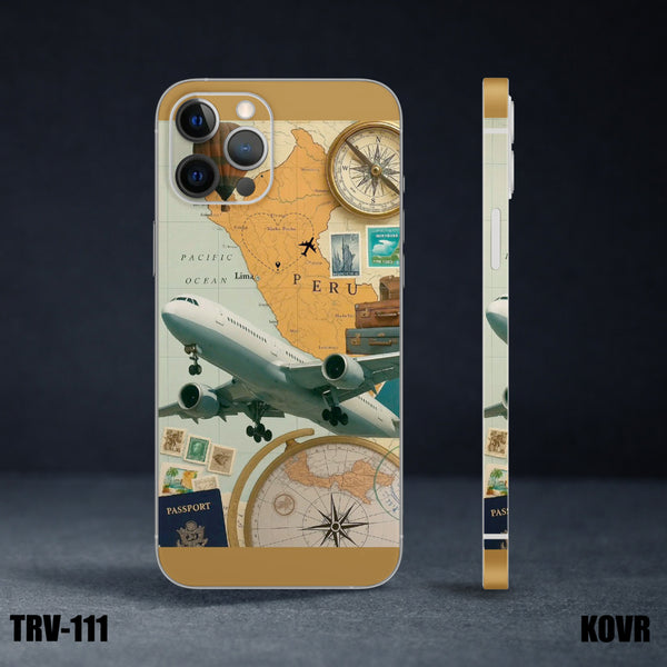 TRV-111-Map Travel Mobile Skin