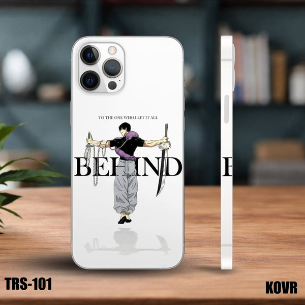 TRS-101- Transparent Toji Mobile Skin