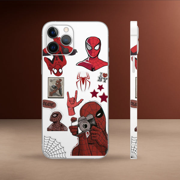 MRV-127- Spider-Man Custom Collage Mobile Skin