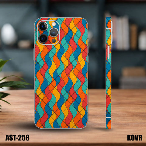 AST-258- Funky 70s Pattern Mobile Skin