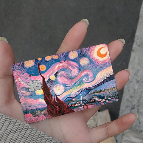 ATM-109- Pink Starry Night ATM Skin