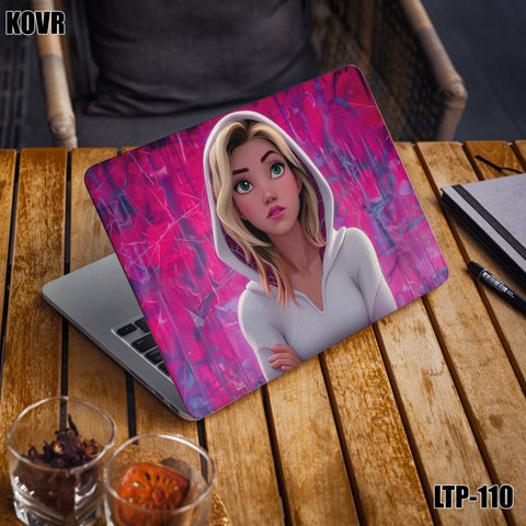 LTP-110- Gwen Stacy Pink Laptop Skin
