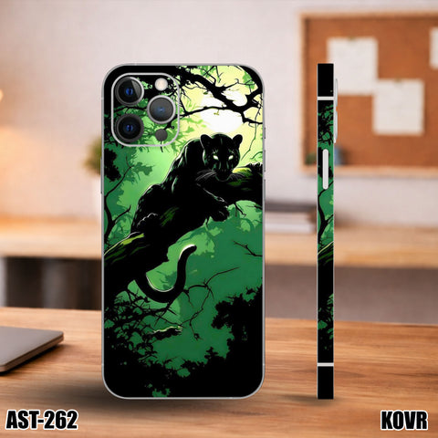AST-262- Black Leopard Mobile Skin