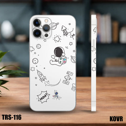 TRS-116- Transparent Astronaut & Space Mobile Skin