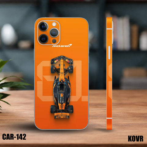 CAR-142- F1 Mclaren Orange Mobile Skin