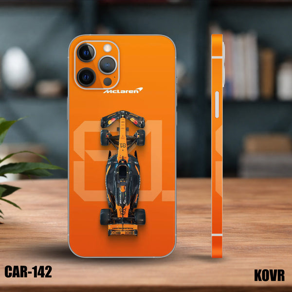 CAR-142- F1 Mclaren Orange Mobile Skin