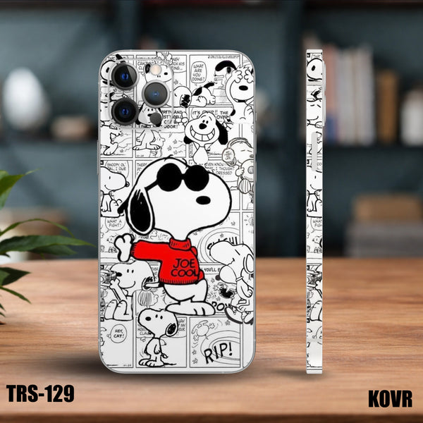 TRS-129- Transparent Joe Cool Mobile Skin