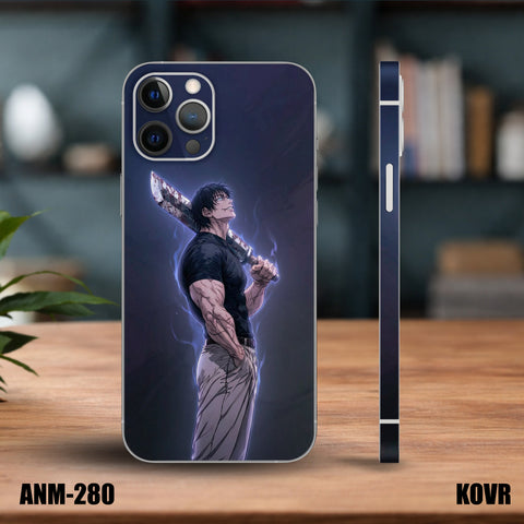 ANM-280- Toji Fushiguro Purple Mobile Skin