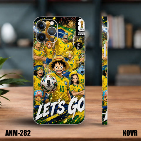 ANM-282- One Piece x Brazil Football Mobile Skin