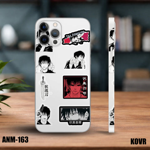 ANM-163-Toji Sticker Collage Mobile Skin