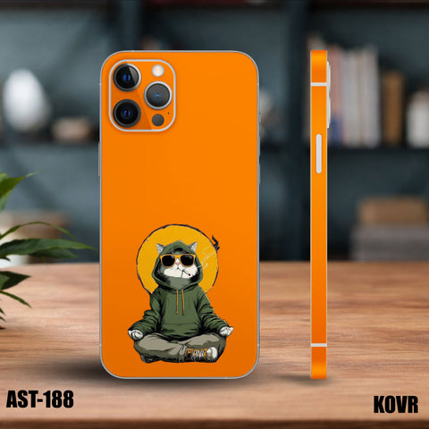 AST-188 -Cool Yoga Cat Mobile Skin