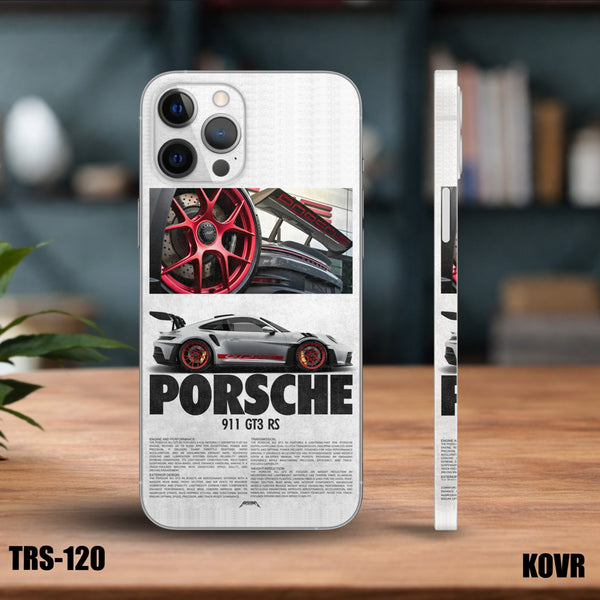 TRS-120- Transparent Porche 911 Mobile Skin