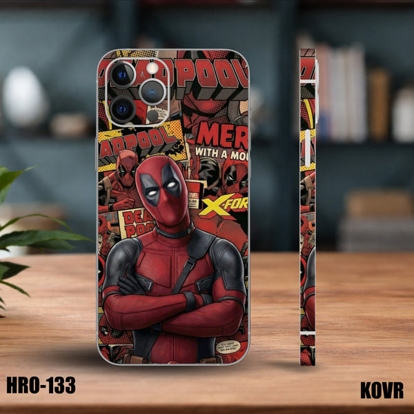 HRO-133- Marvel Deadpool Mobile Skin