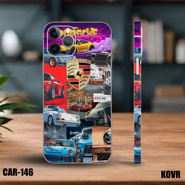 CAR-146-Porche Collage Mobile Skin