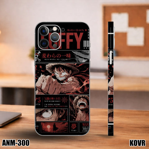 ANM-300- Luffy Collage Mobile Skin