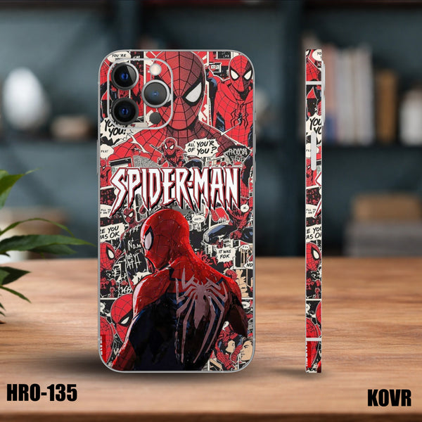 HRO-135- Spider- Man Collage Mobile Skin