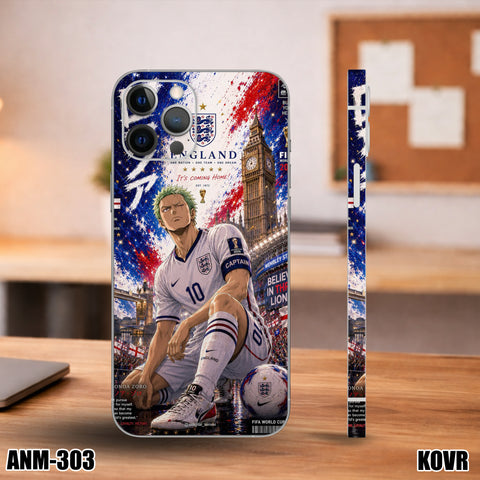ANM-303- Zoro x England Football Mobile Skin