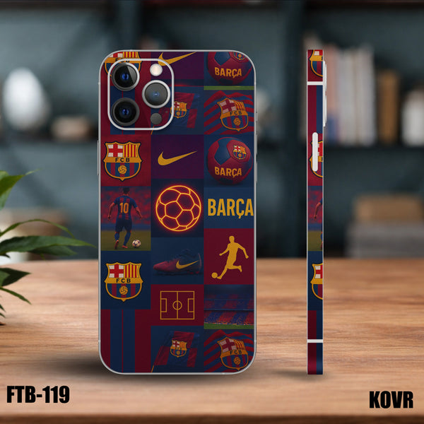 FTB-119- FC Barca Classic Collage Mobile Skin