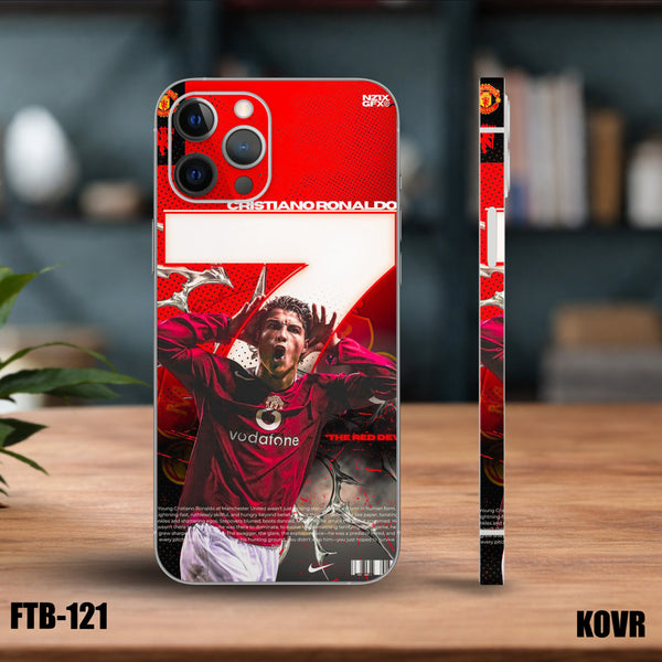 FTB-121- CR7 Red Mobile Skin