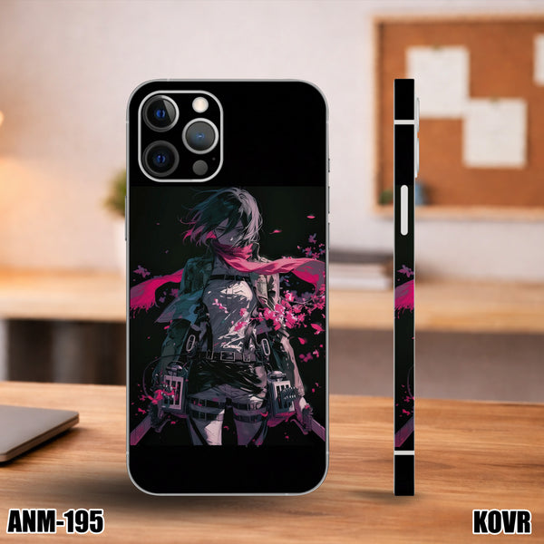 ANM-195-AOT Mikasa Art Mobile Skin