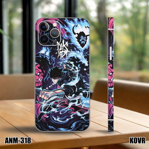 ANM-318- Solo Leveling Flame Mobile Skin.