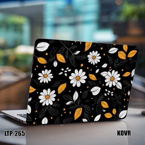 LTP-265- Daisy Floral Laptop Skin