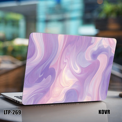 LTP-269- Neon Wavy Pattern Laptop Skin