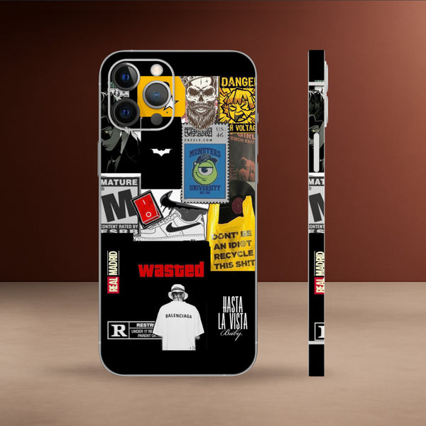 AST-131- Cool Custom Collage Mobile Skin