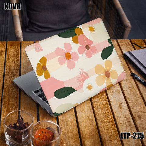 LTP-275- Floral Minimalist Laptop Skin