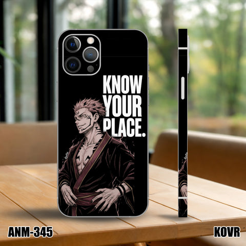 ANM-345- Sukuna Know Your Place Mobile Skin