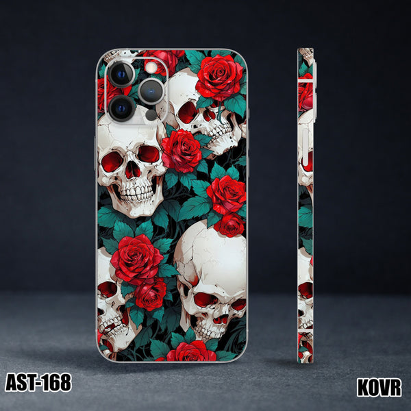 AST-168-Skeleton x Roses Mobile Skin