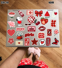 STK-114-  All You Need Is Love Red Stickers Collection