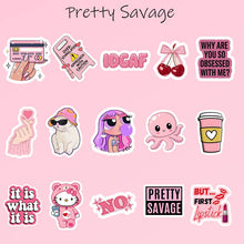 STK-101 - Pretty Savage Pink Girlie Sticker Collection