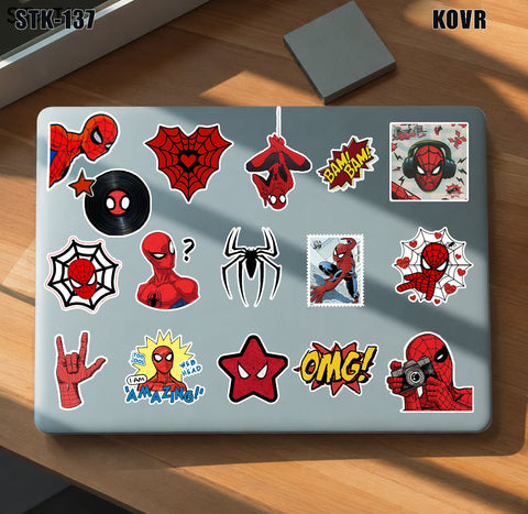 16 Spider-Man Stickers Pack- STK-137