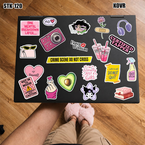 STK-120- Certified Yapper Stickers Collection