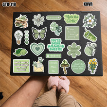 STK-119- Dream Plan Do, Green Stickers Pack