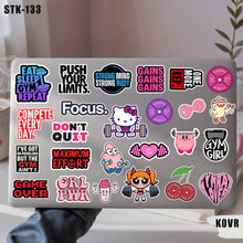 GYM Girl Sticker Pack