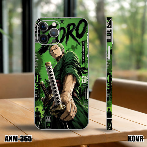 ANM-365- Zoro Green Mobile Skin