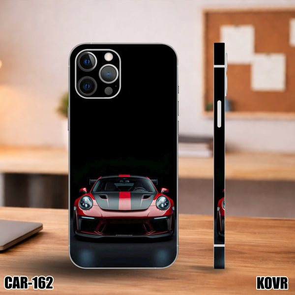 CAR-162 -Porsche 911 Black & Red Mobile Skin