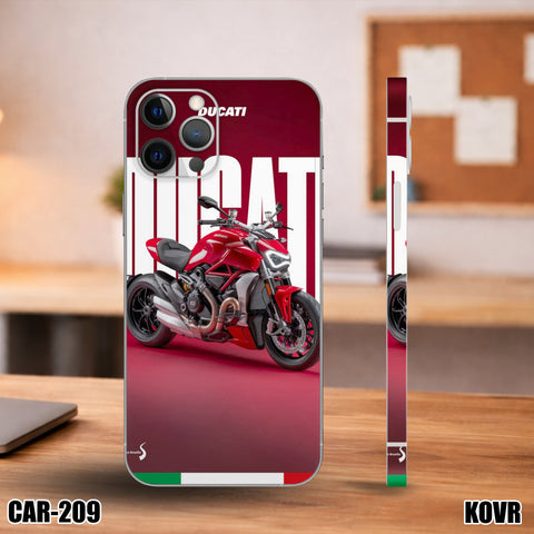 CAR-209- Ducati Red Mobile Skin