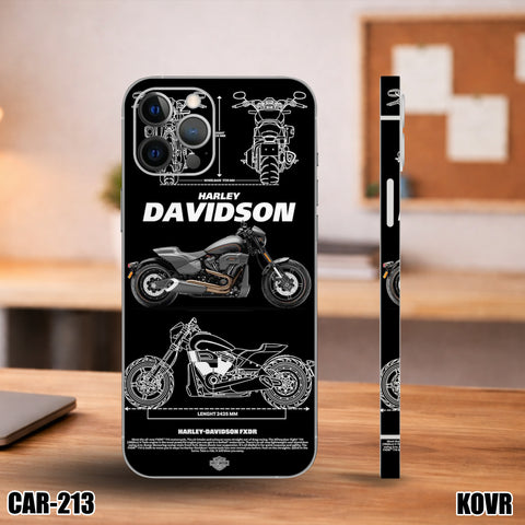 CAR-213- Harley DavidSon Bike Mobile Skin