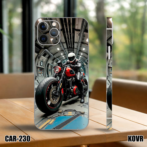 CAR-230- Vintage MotorBike Mobile Skin