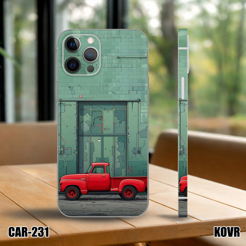 CAR-231- Camo Wall x Truck Mobile Skin