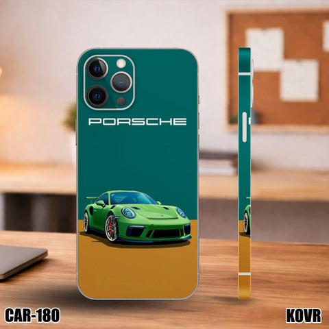 CAR-180 -Porsche 911 Green Mobile Skin