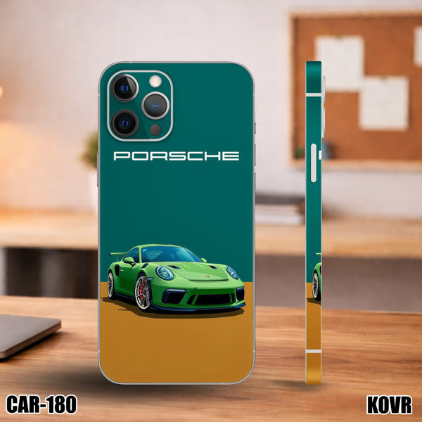 CAR-180 -Porsche 911 Green Mobile Skin