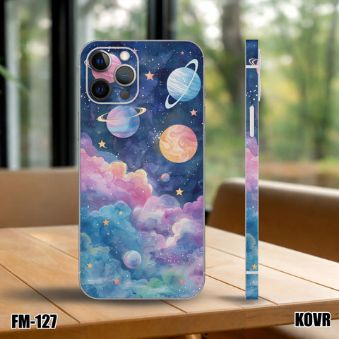 FM-127- Multi Color Space Mobile Skin