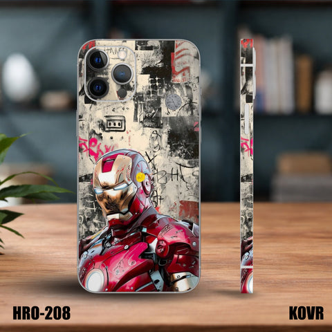HRO-208- Iron Man Aesthetic Mobile Skin