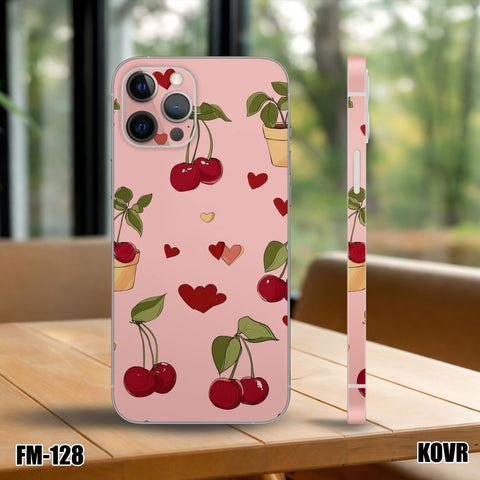 FM-128- Red Cherry Mobile Skin