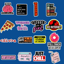 STK-124- Coder Girl Sticker Pack