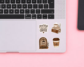 STK-116- Coffee Lover Stickers Collection
